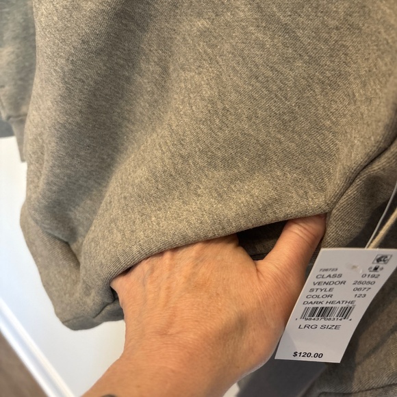 Fear of God State Heather Grey Oversized Heavyweight Hoodie Mens Large - Picture 4 of 6